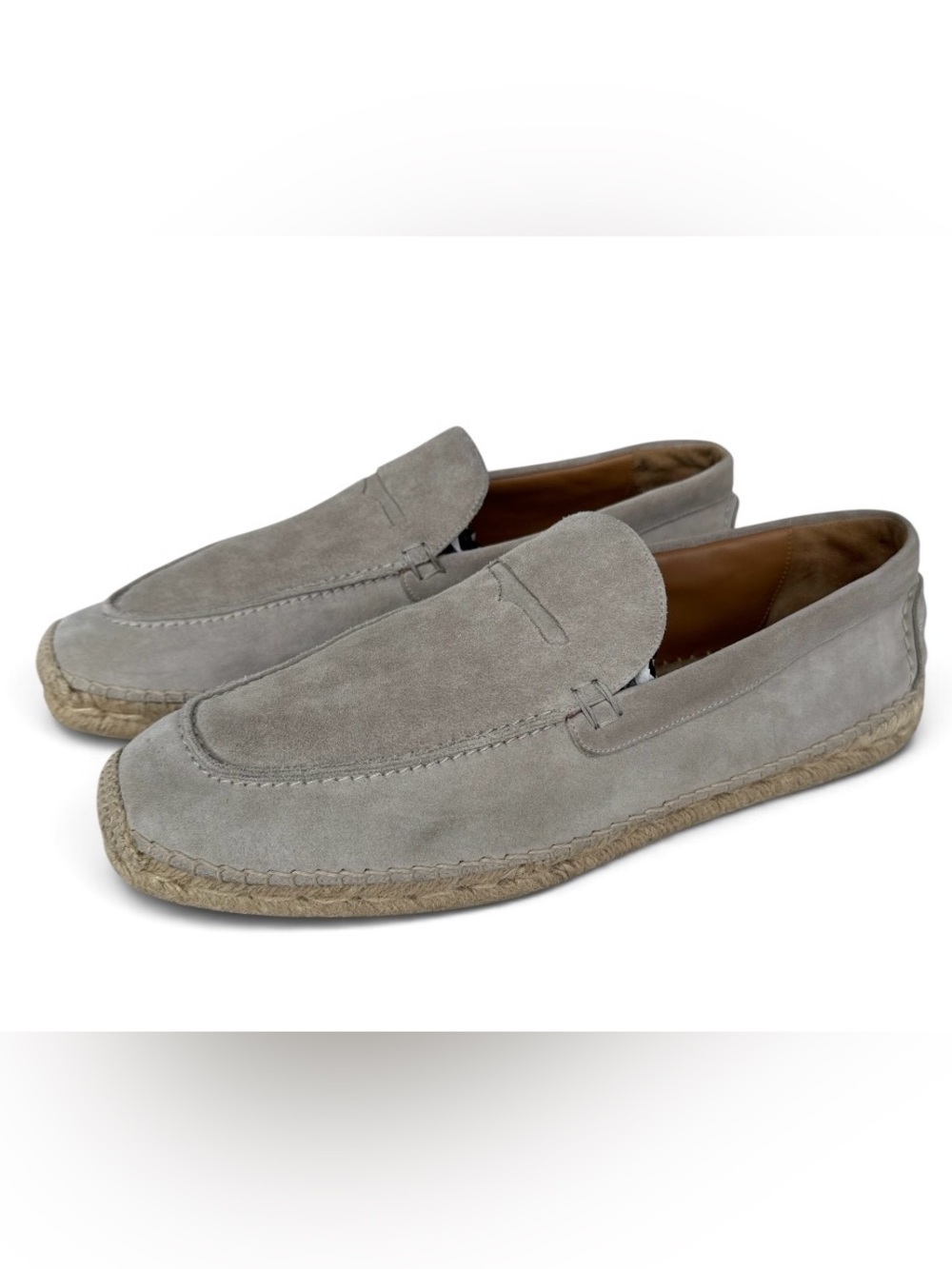 Christian Louboutin Paquepapa Suede Espadrilles in Grey